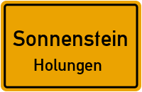 Feldschlagstraße in SonnensteinHolungen