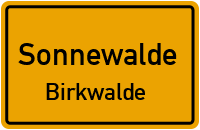 Straßenverzeichnis Sonnewalde Birkwalde