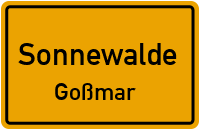 Straßenverzeichnis Sonnewalde Goßmar
