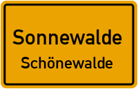 Kirchhainer Chaussee in SonnewaldeSchönewalde