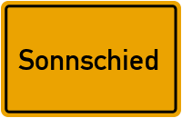 Ortsschild von Gemeinde Sonnschied in Rheinland-Pfalz