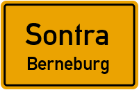 Straßenverzeichnis Sontra Berneburg