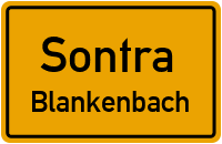 Straßen in Sontra Blankenbach