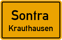 Straßenverzeichnis Sontra Krauthausen
