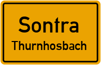 Straßenverzeichnis Sontra Thurnhosbach