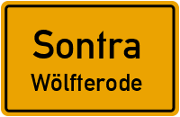 Straßen in Sontra Wölfterode