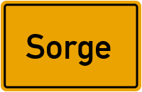 Försterbergstraße in Sorge