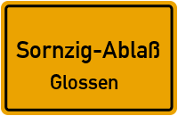 Mügelner Landstraße in Sornzig-AblaßGlossen