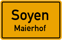 Straßenverzeichnis Soyen Maierhof
