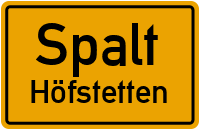 Straßenverzeichnis Spalt Höfstetten