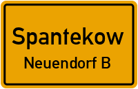 Dorfstraße in SpantekowNeuendorf B