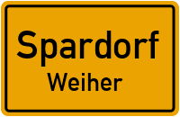 Sandstraße in SpardorfWeiher