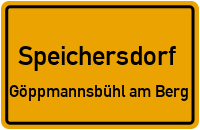 Straßen in Speichersdorf Göppmannsbühl am Berg