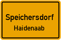 Straßen in Speichersdorf Haidenaab