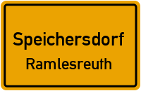 Straßenverzeichnis Speichersdorf Ramlesreuth