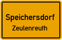 Straßen in Speichersdorf Zeulenreuth