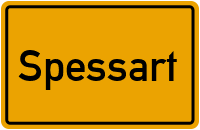 Waldstraße in Spessart