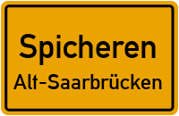 Rue De La Princesse in SpicherenAlt-Saarbrücken