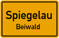 Auenweg in SpiegelauBeiwald