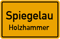 Holzhammerweg in SpiegelauHolzhammer