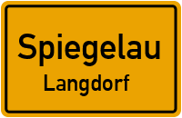 Angerweg in SpiegelauLangdorf