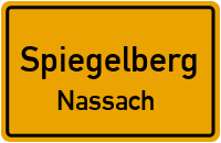Sturzweg in SpiegelbergNassach