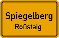 Roßsteighangweg in SpiegelbergRoßstaig