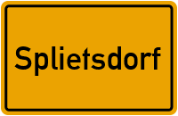 City Sign Splietsdorf