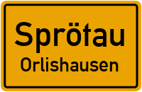 Schloßvippacher Straße in SprötauOrlishausen