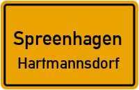 Spreenhagener Straße in 15528 Spreenhagen (Hartmannsdorf)