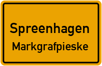 Markgrafenstraße in SpreenhagenMarkgrafpieske