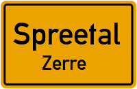 Südstraße in SpreetalZerre