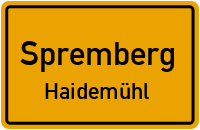 Glasmacherstraße in SprembergHaidemühl