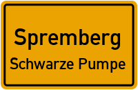 Straße Des Aufbaus in SprembergSchwarze Pumpe