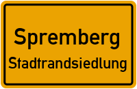Hoyerswerdaer Straße in SprembergStadtrandsiedlung