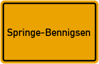 City Sign Springe-Bennigsen