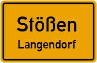 Bergstraße in StößenLangendorf