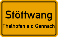 Hauptstraße in StöttwangThalhofen a.d.Gennach
