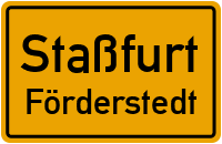 Staßfurter Straße in 39443 Staßfurt (Förderstedt)
