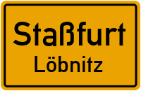 Straßenverzeichnis Staßfurt Löbnitz