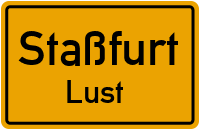 Straßenverzeichnis Staßfurt Lust