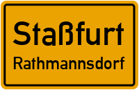 Straßenverzeichnis Staßfurt Rathmannsdorf