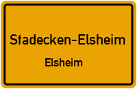 Zehnthofstraße in Stadecken-ElsheimElsheim