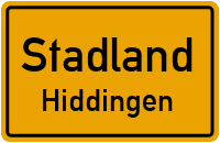 Nordenhamer Straße in StadlandHiddingen