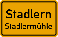 Straßenverzeichnis Stadlern Stadlermühle