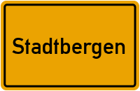 Ortsschild von Stadt Stadtbergen in Bayern