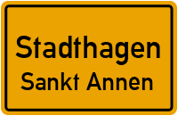 Wallstraße in StadthagenSankt Annen