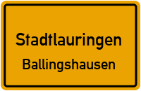 Grundweg in StadtlauringenBallingshausen