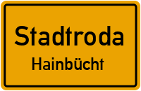 Hainstraße in StadtrodaHainbücht