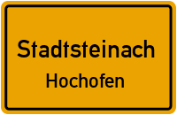 Straßen in Stadtsteinach Hochofen